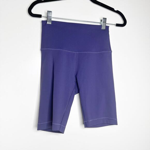 Lululemon Wunder Train High Rise Shorts Women's Purple Size 4 - Picture 1 of 3